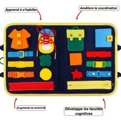 Tableau d'activité Montessori - Busy Board Essentiel - Jouet Montessori