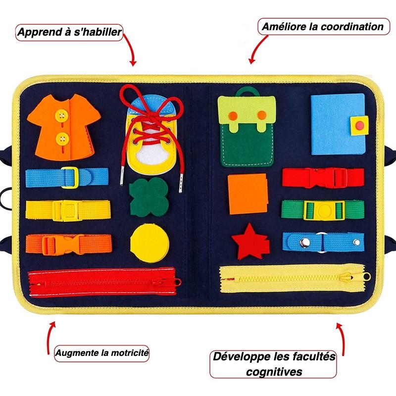 Tableau d'activité Montessori - Busy Board Essentiel - Jouet Montessori