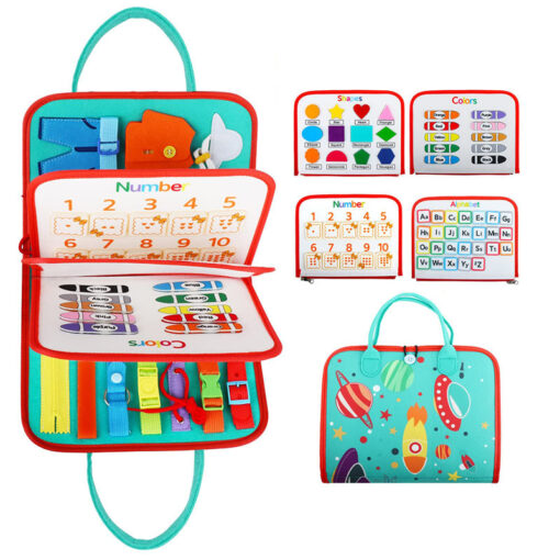 Busy Board Expert Rose, tableau d'activité idéal pour améliorer la motricité fine et développer les capacités cognitives de l'enfant avec la pédagogie Montessori